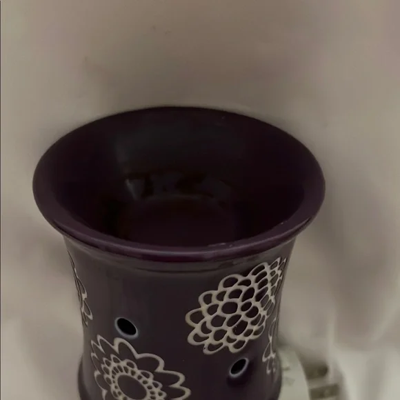 Purple Floral Electric Wax Warmer - Picture 6 of 7